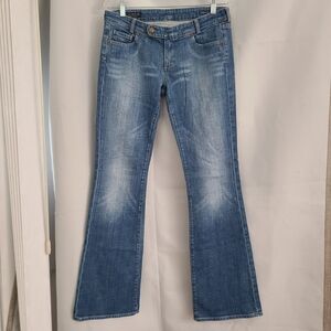 Citizens Of Humanity Sz 30 Lily #126 Stretch Slim Bootcut Exposed Button Jean